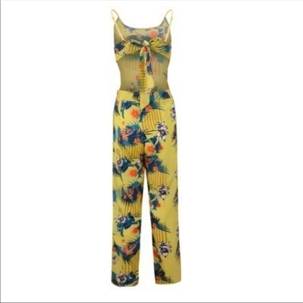 **last one** floral jumpsuit - Picture 3 of 7